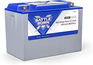 100Ah 12V Lithium-Ion (LiFePO4) RV, Marine, Solar, &amp; Off Grid Battery - Internal BMS, High &amp; Low Temperature Protection - Battle Born Batteries